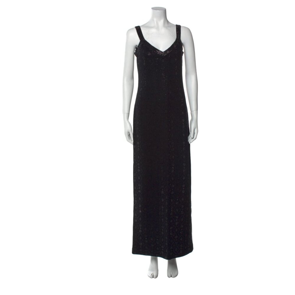 St. John Glitter heavy knit maxi dress usa small